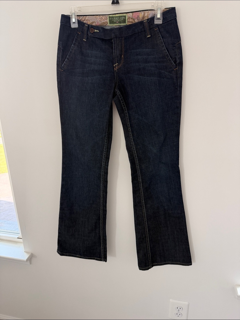 U.S. Polo Assn. Women's Dark Indigo Flare Jeans Size 5/6